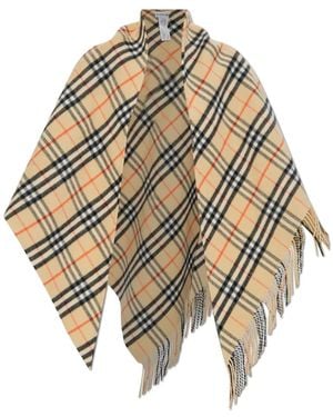 Burberry Wollen Poncho - Metallic