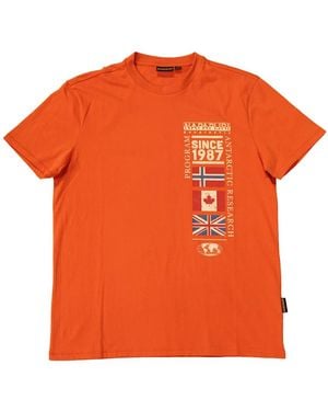 Napapijri T-Shirts - Orange