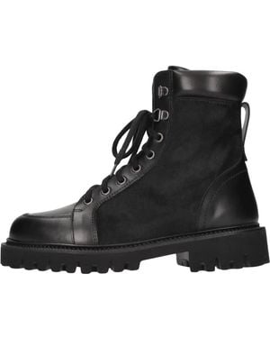 Henderson Lace-Up Boots - Noir