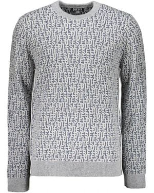 DIESEL Round-Neck Knitwear - Gris