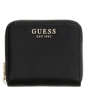Guess Accessoires ,Zwart ,Laurel Slg Small Zip Around