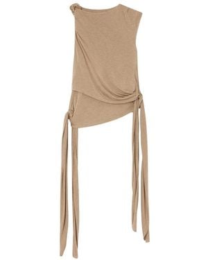 Ganni Sleeveless Tops - Neutre