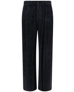 Giorgio Armani Straight Trousers - Black