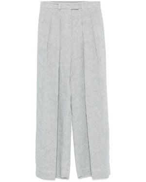 Brunello Cucinelli Wide Trousers - Grey