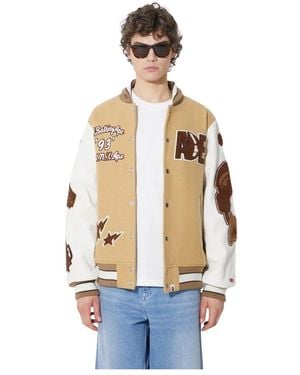 A Bathing Ape Bomber Jassen - Metallic