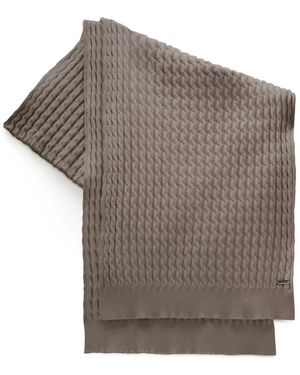 Bomboogie Kabel Gebreide Sjaal - Bruin