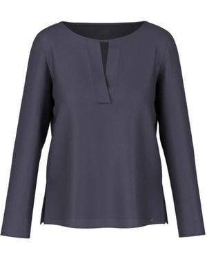 Marc Cain Seidenbluse - Blau