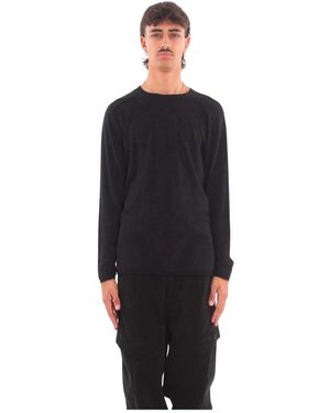 Transit Virgin Wool Outer Seams Sweater - Schwarz