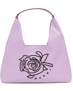 Marni Tote Bags - Morado