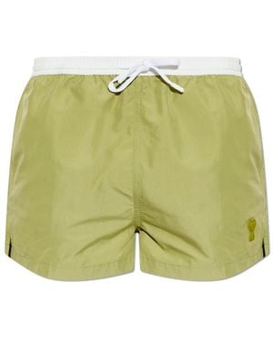 Ami Paris Ami De Coeur Badeshorts - Grün