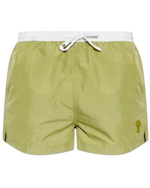Ami Paris Ami De Coeur Zwemshorts - Groen