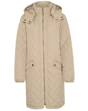 Cream Parkas - Natural