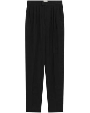 Saint Laurent Straight Pants - Black