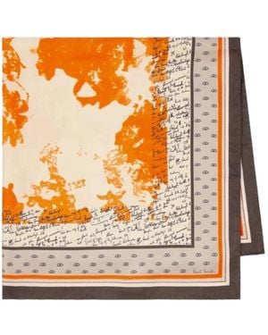 Paul Smith Silky Scarves - Orange