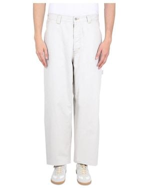 Maison Margiela Straight Jeans - White