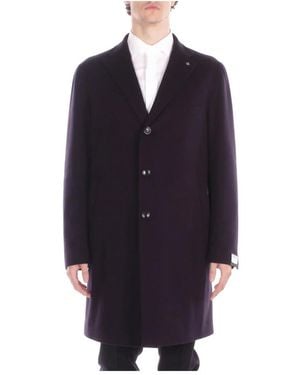 Tagliatore Single-Breasted Coats - Blauw