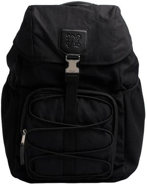 Palm Angels Urbaner Rucksack Aus Nylon - Schwarz