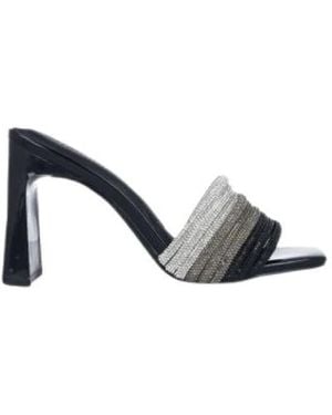 Menbur Heeled Mules - Bianco