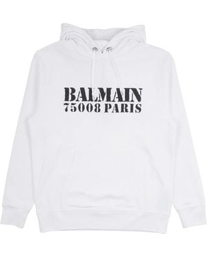 Balmain Hoodies - White