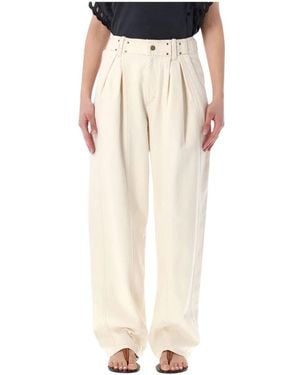 Isabel Marant Wide Trousers - Natural