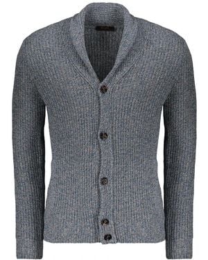 Moorer Eleganter Klassik-Cardigan - Grau