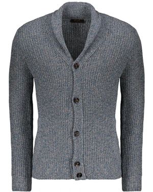 Moorer Truien & Vesten ,Grijs ,Wol Elegant Classic Cardigan