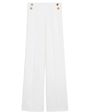 Max Mara Wide Trousers - Blanco