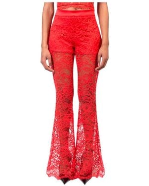 Doris S Wide Pants - Red