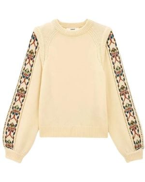 Ba&sh Round-Neck Knitwear - Neutro