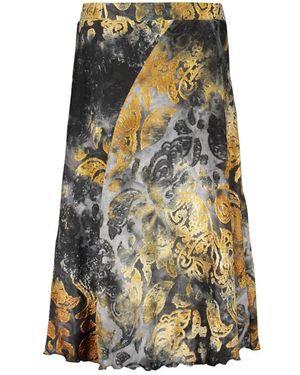 Desigual Rokken ,Veelkleurig ,Dublin Midi Rok - Meerkleurig