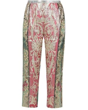 Mes Demoiselles Seiden- und lurex-gala-hose - Pink