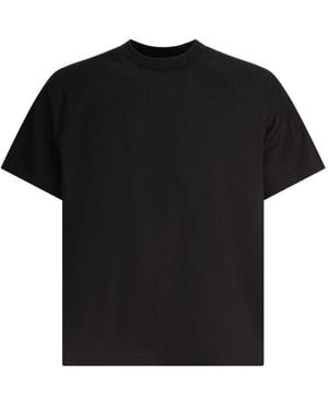 Goldwin Zwarte T-Shirt Met Relaxte Pasvorm