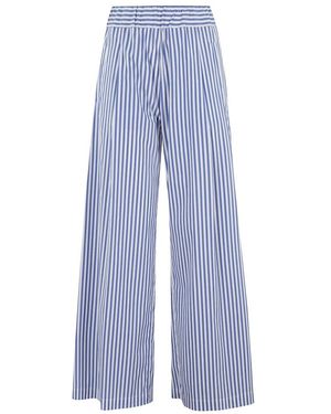 Semicouture Wide Trousers - Blu