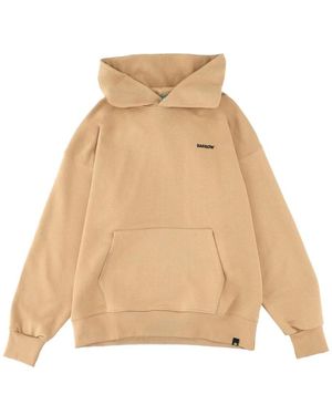 Barrow Hoodies & Sweatvesten ,Oversized Hooded Sweatshirt Met Grote Kraag - Naturel