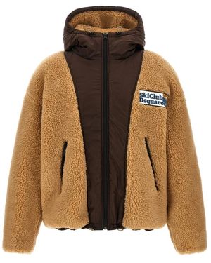 DSquared² Fleece Jackets - Marrón