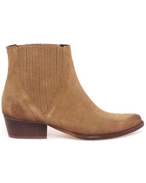 Felmini Cowboy & Biker Boots - Brown