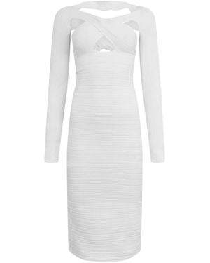 Philosophy Di Lorenzo Serafini Midi Dresses - White