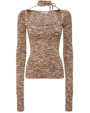 The Attico Long Sleeve Tops - Brown