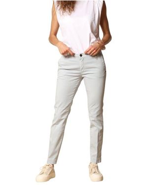 Mason's Chino Hose Curvy Fit Hellblau