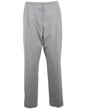 Marella Straight Trousers - Gris