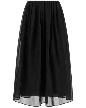Brunello Cucinelli Midi Skirts - Black