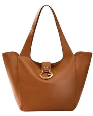 Guess Tassen ,Bruin ,Leer Camden Grote Tote