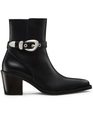Stuart Weitzman Cowboy Boots - Black