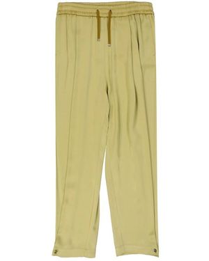 Herno Cropped Trousers - Green