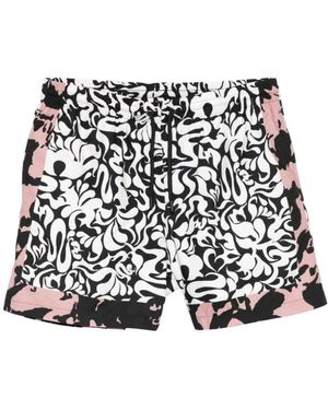 Dries Van Noten Badeshorts - Schwarz