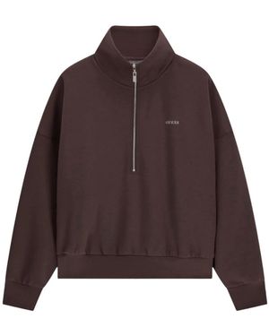 Guess Hoodies & Sweatvesten ,Bruin ,Sweatshirts