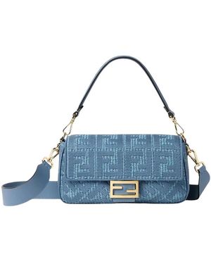 Fendi Shoulder Bags - Azul
