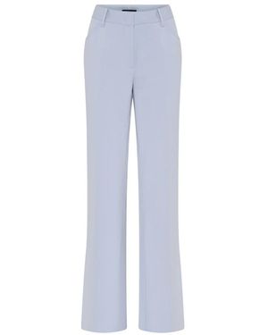 Bruuns Bazaar Straight Trousers - Blu