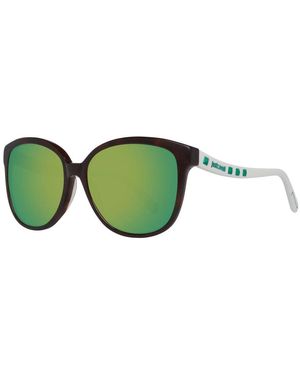 Just Cavalli Brown Plastic Sunglasses - Green