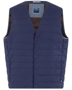 Fedeli Waistcoats - Blue